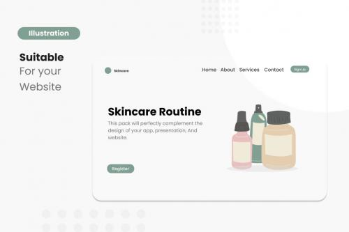 Skincare Illustrations Collections
