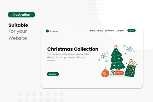 Cristmas Illustrations Collection