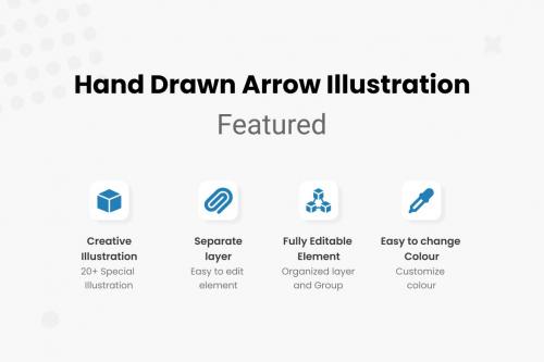 Hand Draw Arrow Illustrations Collections