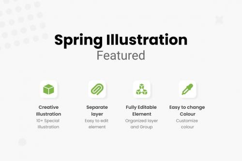Spring People Illustration Collections