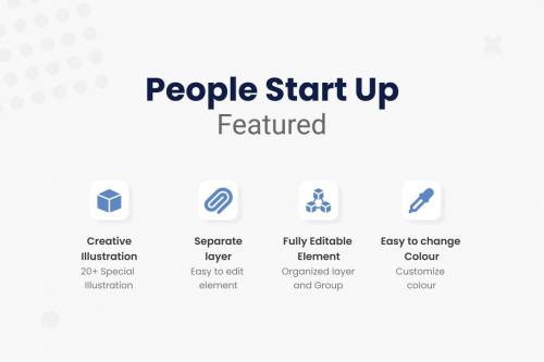 Startup People Illustration Collection