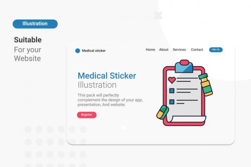 Medical Object Illustrations Collections