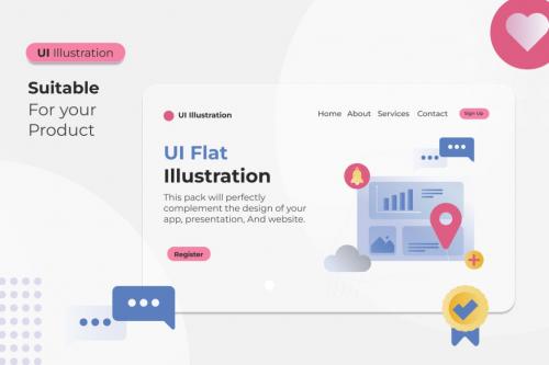 User Interface Illustrations Collections