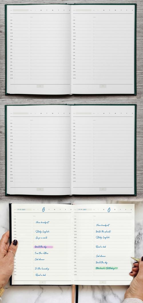 Daily Planner 2022 Layout - 471148052