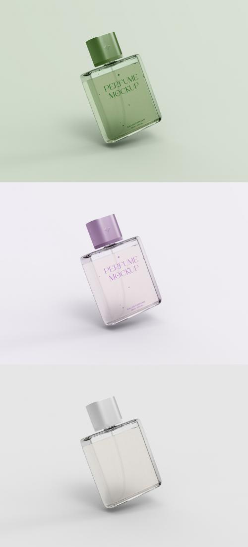3D Levitating Perfume Bottle Mockup - 471148608