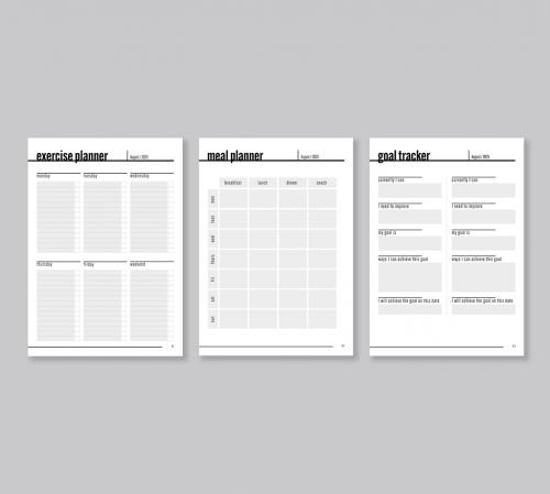Personal Planner with Minimalist Design - 472107702