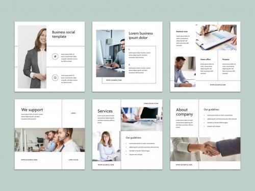 Minimal Corporate Layout for Business Purposes - 472107940