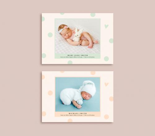 Baby Announcement Cards - 472503598