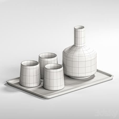 dishes tableware set 01