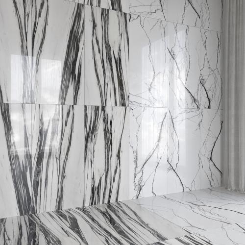 Architectural Design Floorgres B and W Marble miniset