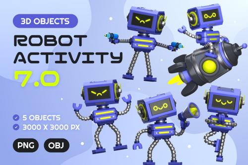 Robot Activity 7.0 Part 1 3D Illustrations