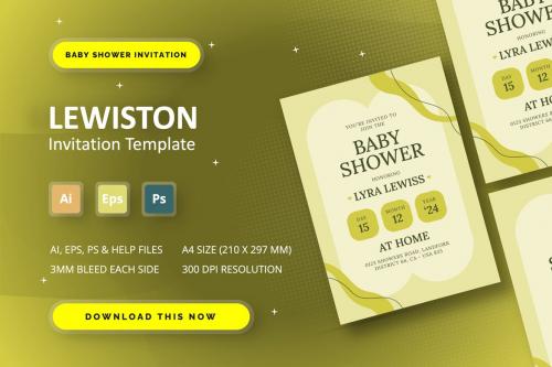 Lewiston - Baby Shower Invitation