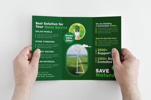 Solar Energy Trifold Brochure