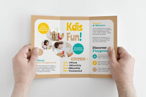 Children Playground Trifold Brochure