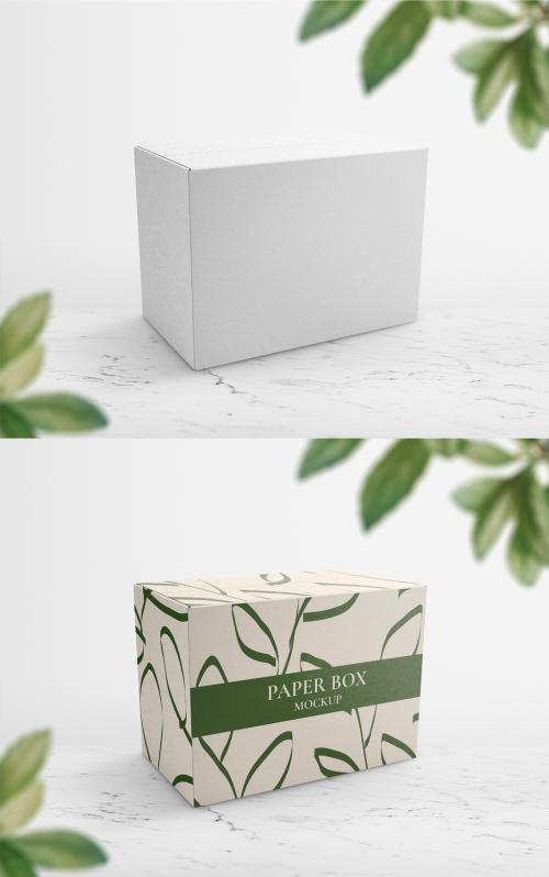 Eco Paper Box Mockup - 472895803