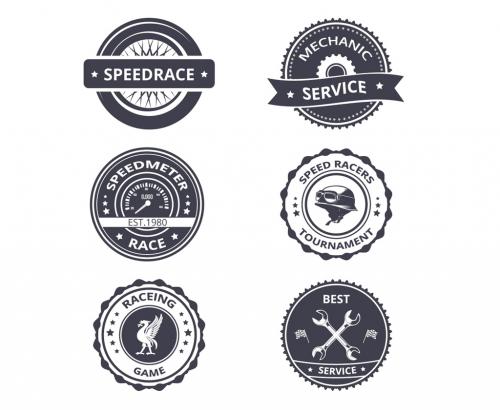 Badge Design Logo Set - 473404173