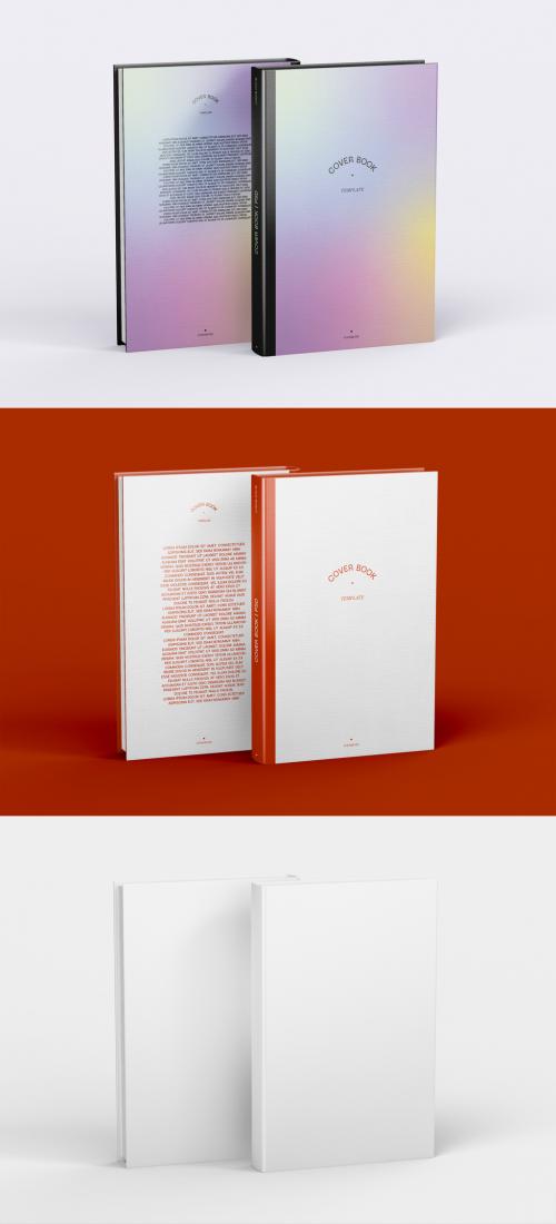 3D Cover and Back Cover Book Mockup - 473404677