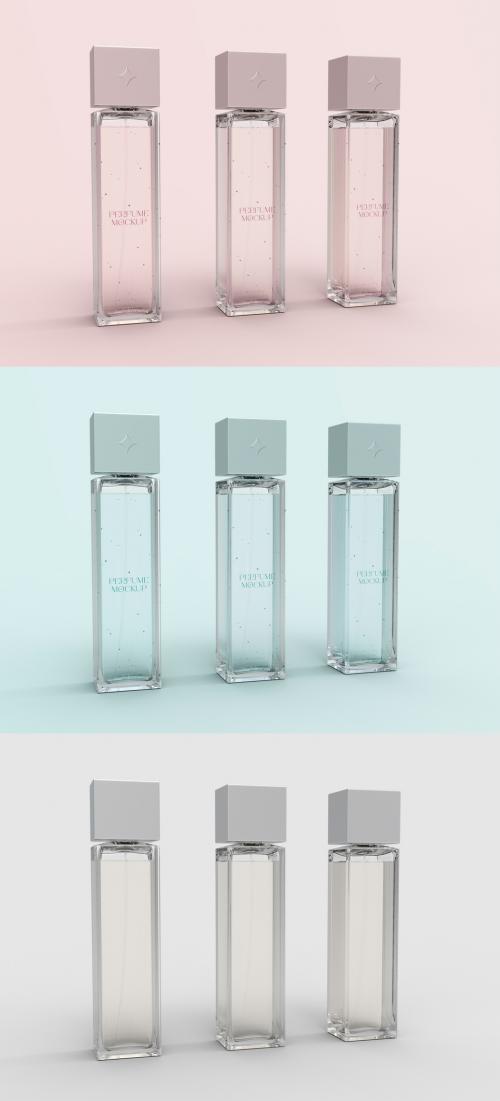 3D Three Perfumes Mockup - 473406666