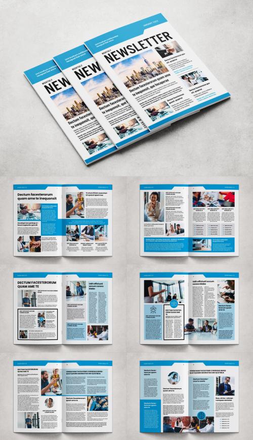 Business Newsletter Layout - 473613165