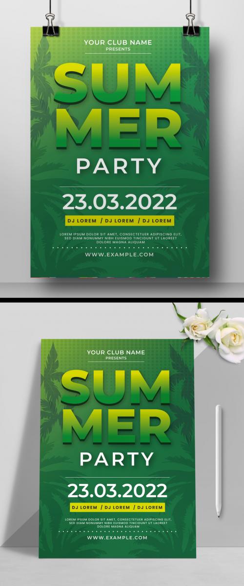2022 Summer Party Flyer Layout - 473614810