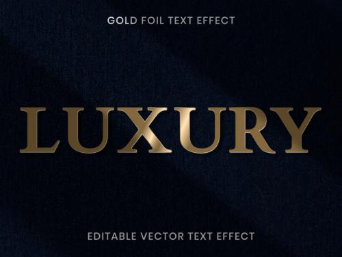 Gold Foil Texture Text Effect - 473615994