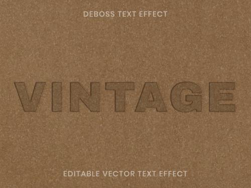 Deboss Text Effect Editable Layout - 473616000