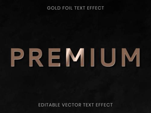 Gold Foil Texture Text Effect Editable Layout - 473616003