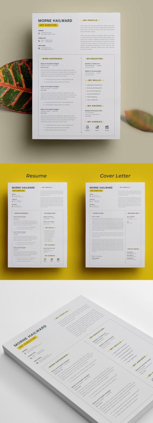 Job Cv/Resume with Cover Letter - 473616076