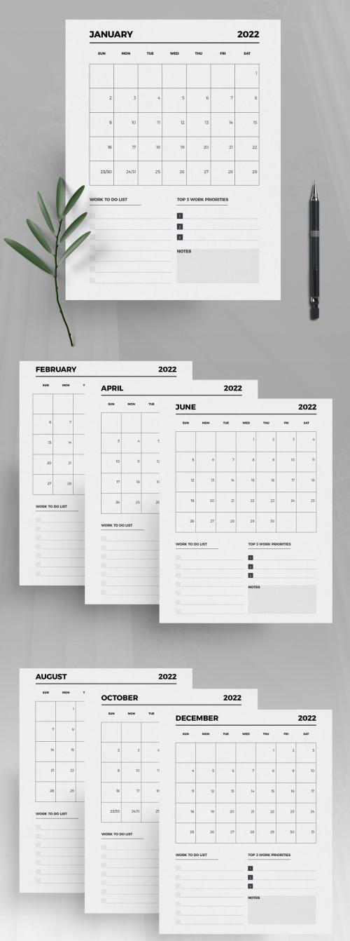 Yearly Planner Papers 2022 Layout - 473620037