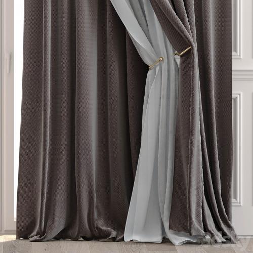 Curtains with moldings 532C