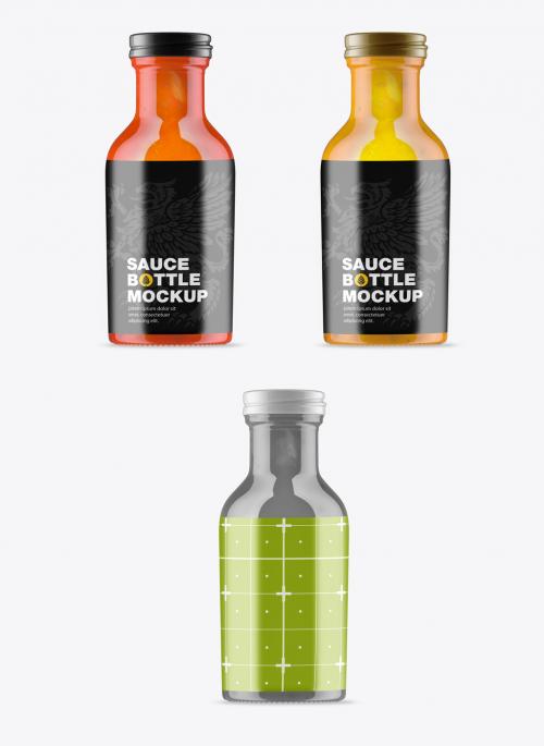 Sauce Bottle Mockup - 473622990