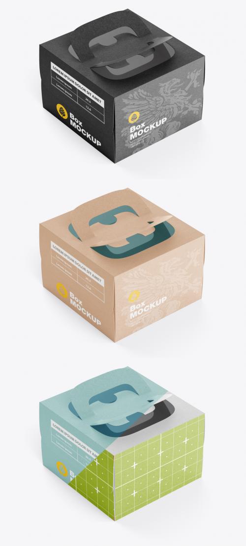 Cardboard Box 3D Mockup - 473623120