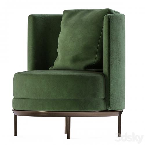 Green armchair corona redner