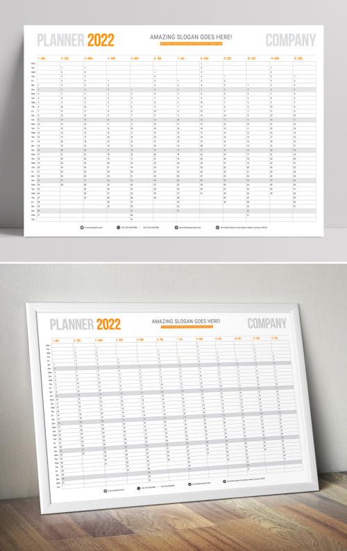 Annual Year Planner 2022 Layout - 473630218