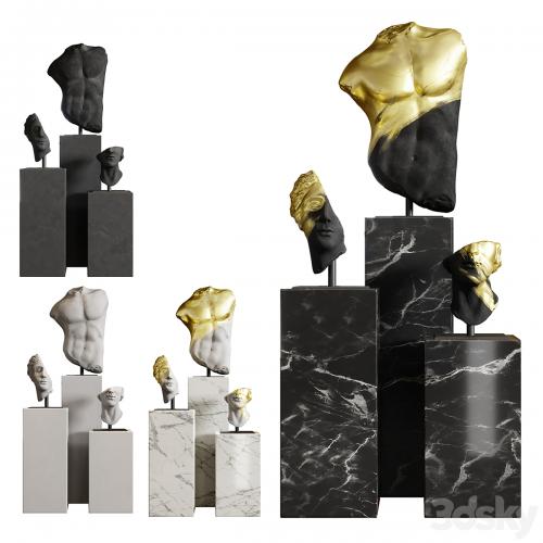 Composition of sculptures
