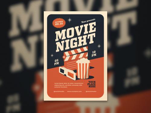 Movie Night Flyer - 473800354