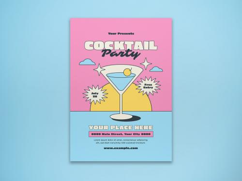 Cocktail Party Flyer - 473800357