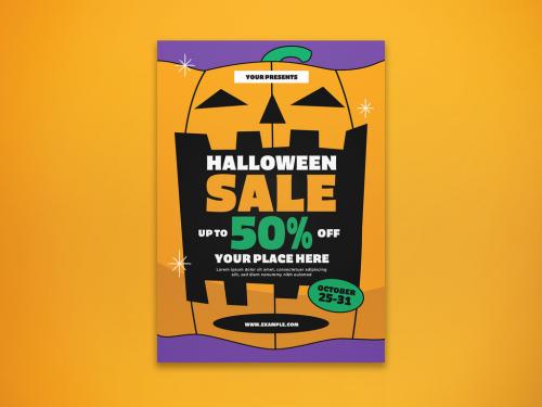 Halloween Sale Flyer - 473800376