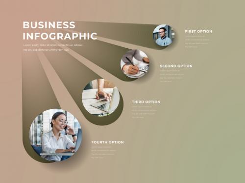 Clean and Elegant Business Infographic - 473800714