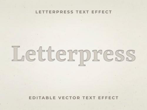 Letterpress Editable Text Effect - 473848390