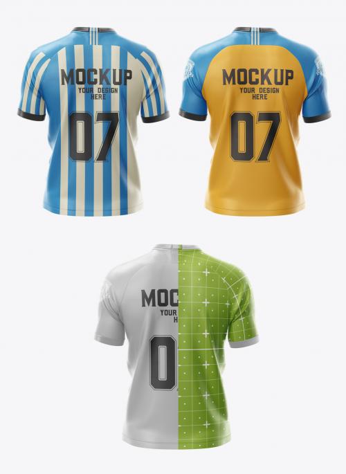 Men’S Soccer T-Shirt Mockup - 474281172