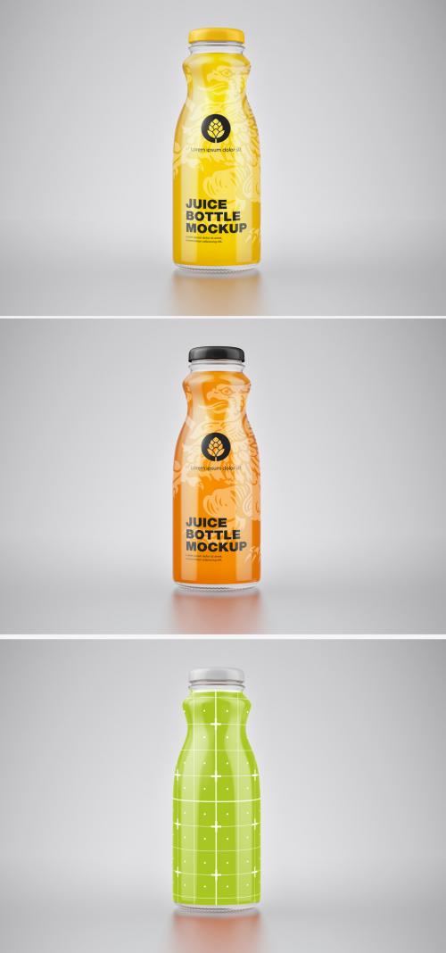 Orange Juice Bottle Mockup - 474281189