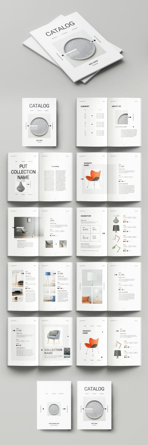 Clean Product Catalog Layout - 474777188