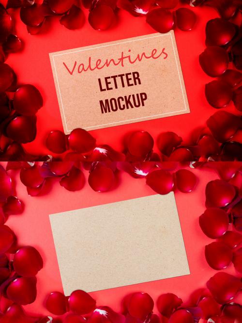 Valentine's Letter Mockup - 474778582