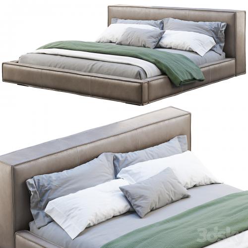 Queen Loft Leather Bed 2