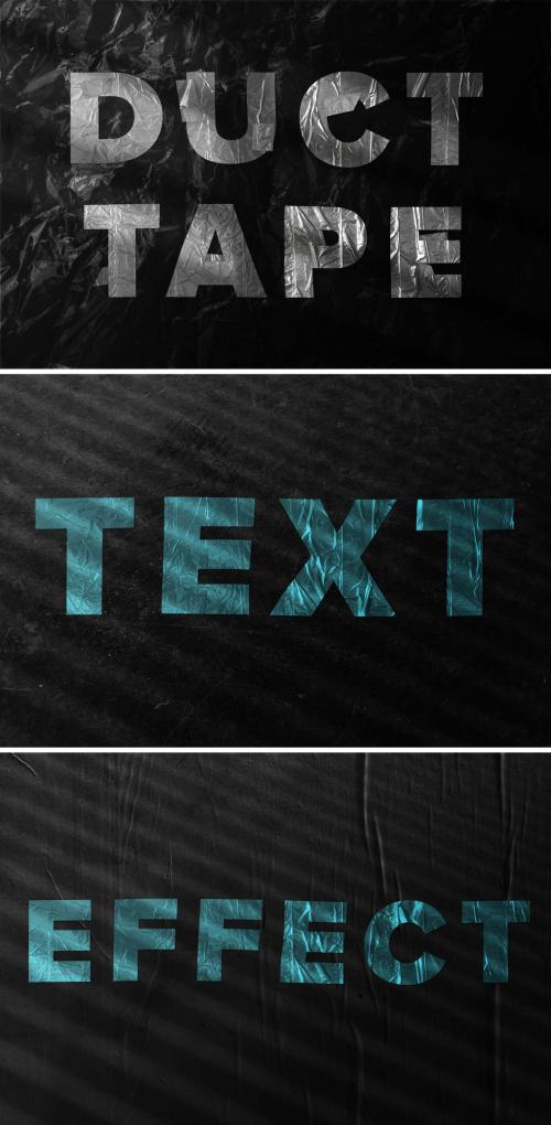 Duct Tape Text Effect Mockup - 475600741