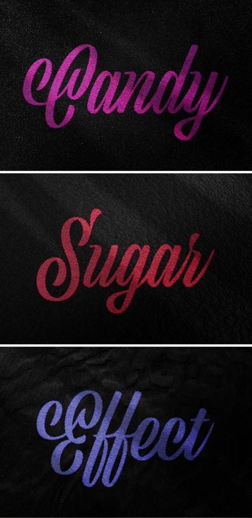 Sugar Candy Text Effect Mockup - 475600747