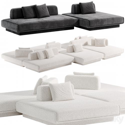 LILAS MOSAÏQUE Modular Sofa By Gallotti&Radice