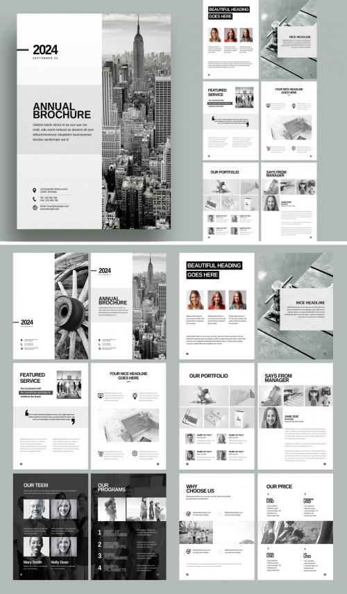 Annual Brochure Layout - 475600911