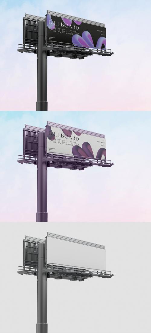 3D Urban Poster Billboard Mockup - 475617574